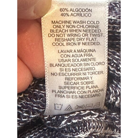 Ellen Tracy Womens Knit Long Sleeve Pullover Sweater Top Tunic Size Small Purple - Picture 8 of 13